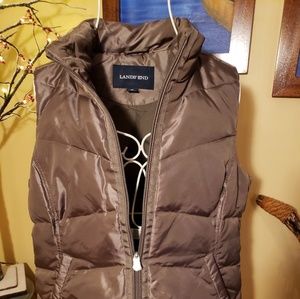 Lands End puffer vest down